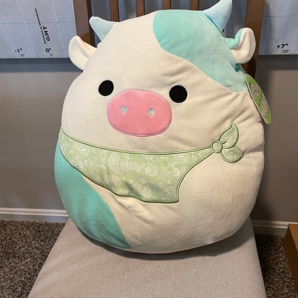 Squishmallows Other - Squishmallow 16" Belana Cow NWT